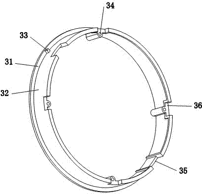 Pitching mechanism of centrifugal type blower