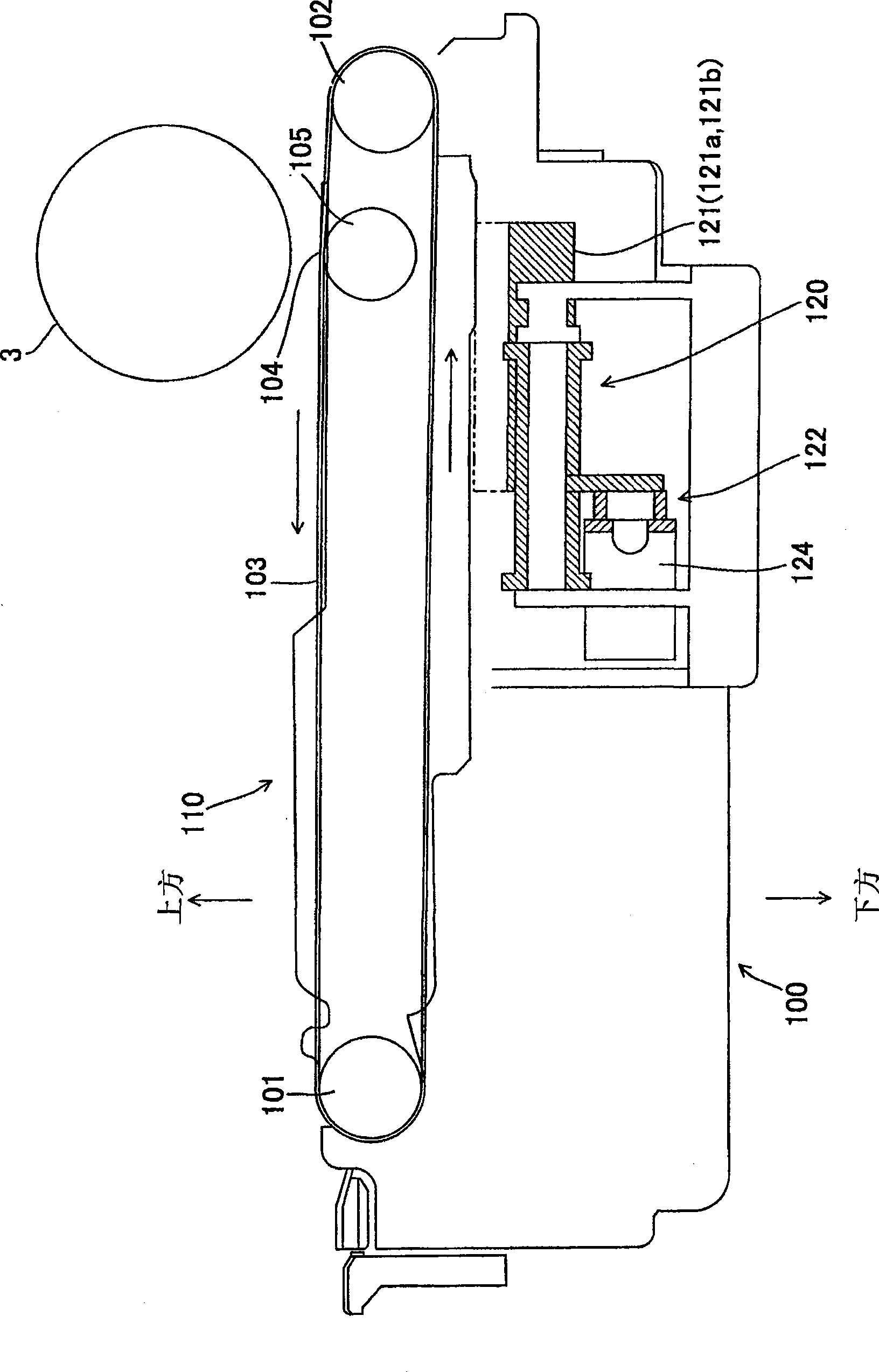 Transprinting mechanism and image forming device using the same