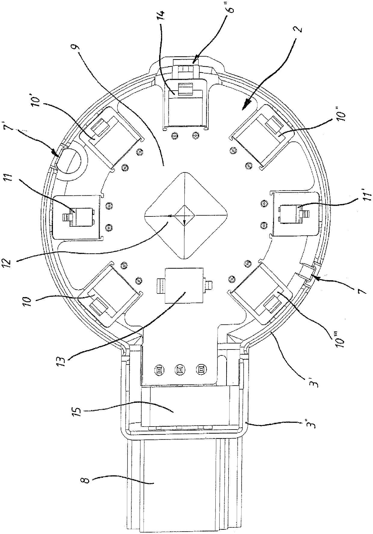 Sensor device for detecting environmental conditions