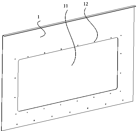 Aluminum apron board for railway vehicle and machining method thereof