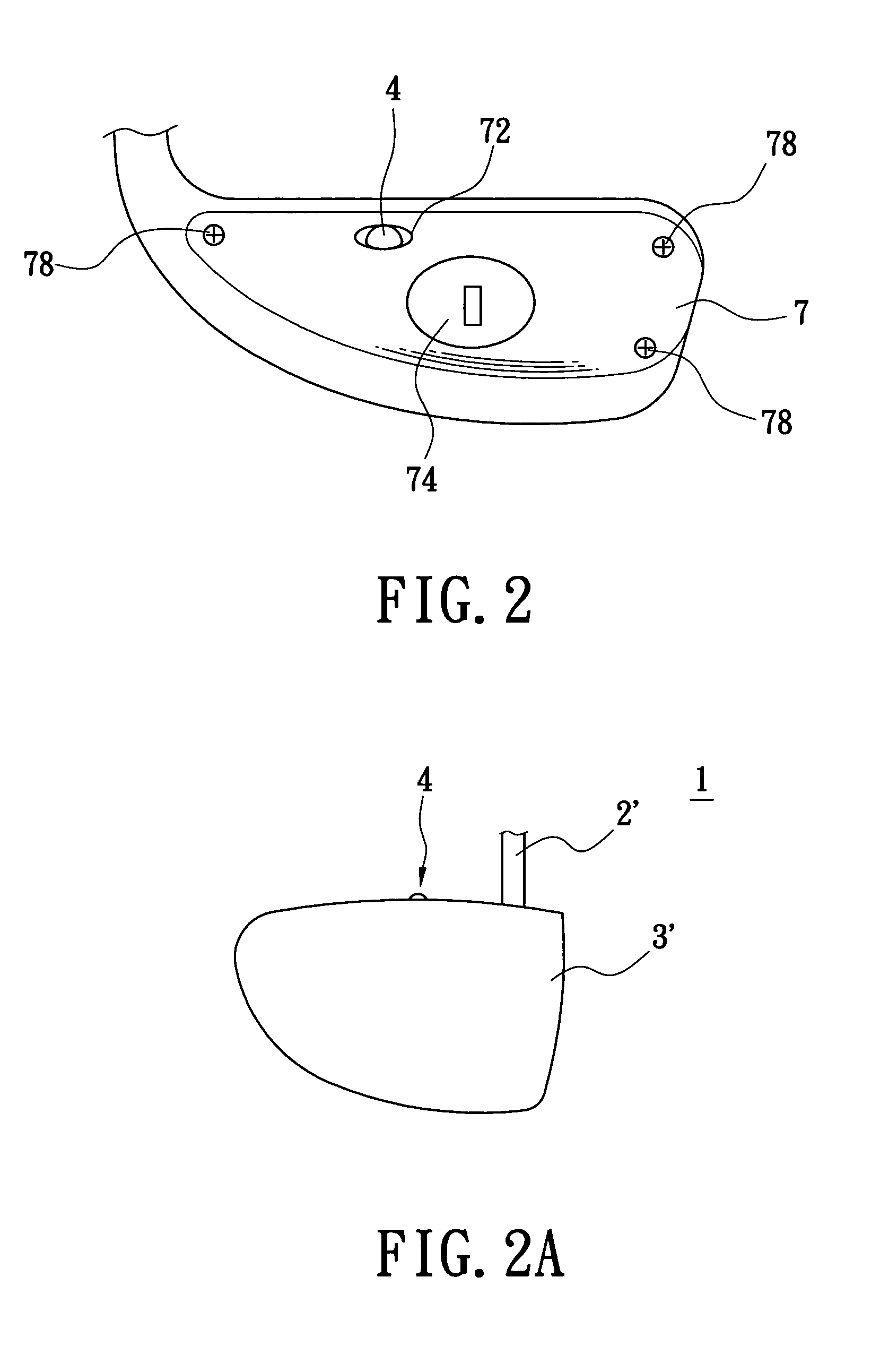 Golf club for showing swing condition