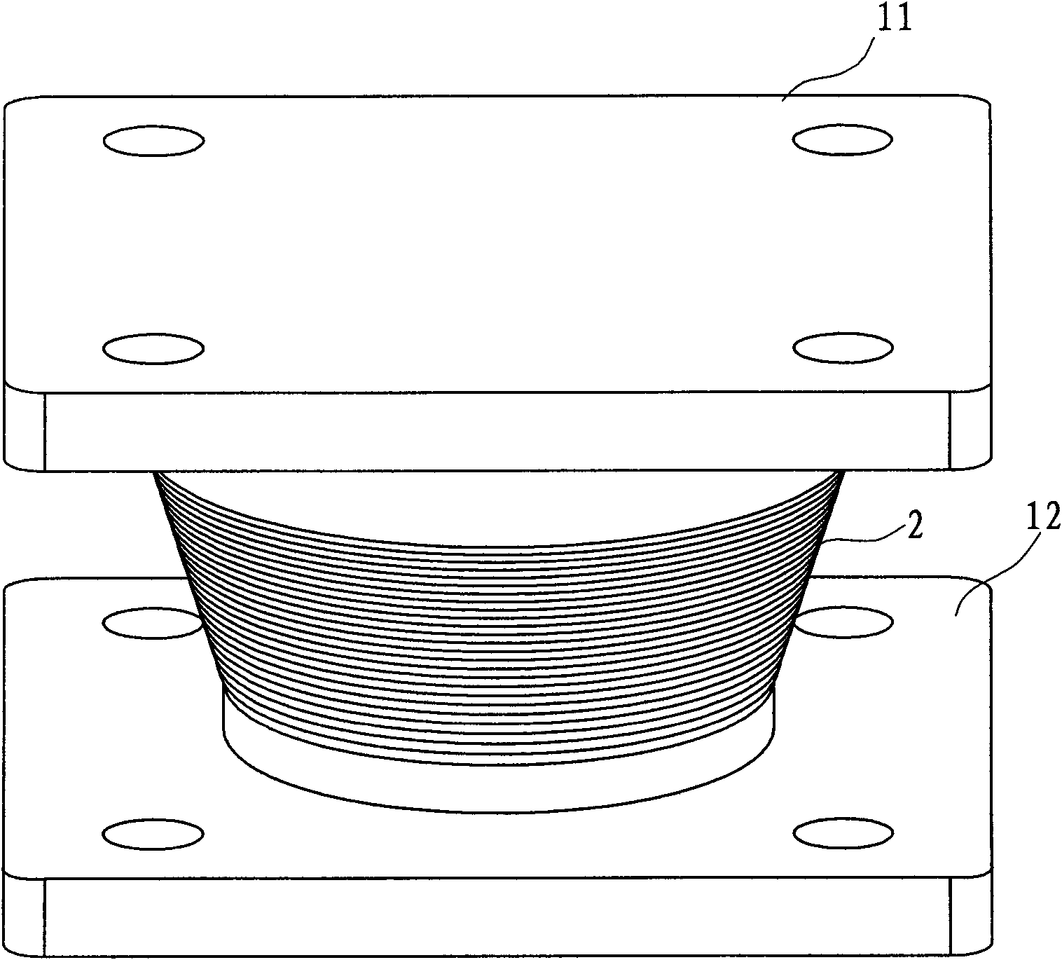 Elastic bearing and manufacturing method thereof