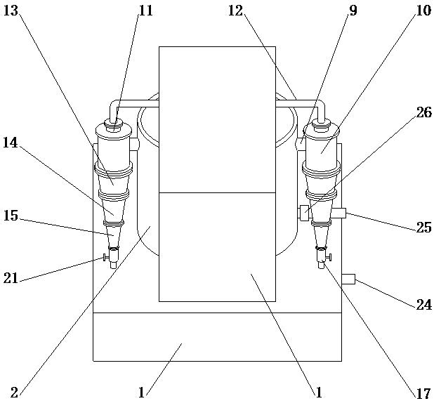 Swirler for processing wire enamel and control method of swirler