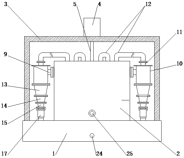 Swirler for processing wire enamel and control method of swirler