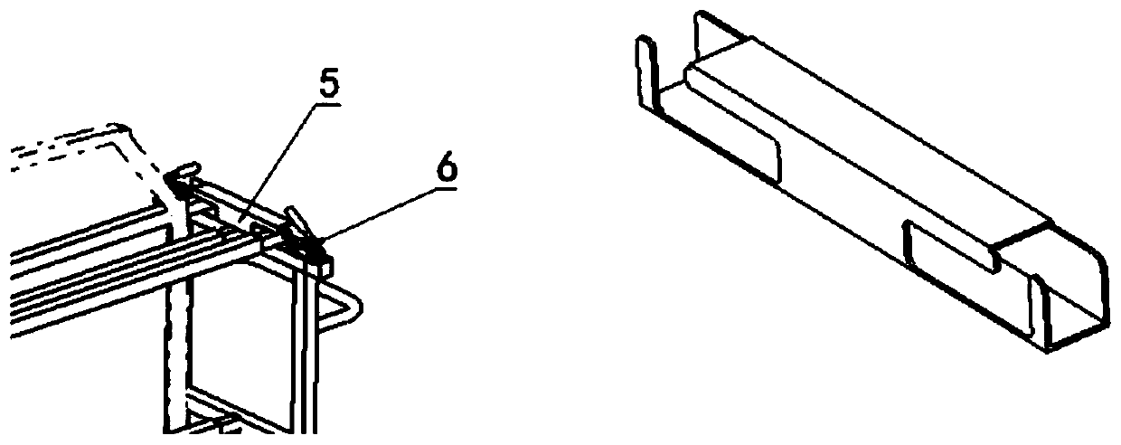 Irregular frame part clamping device and method