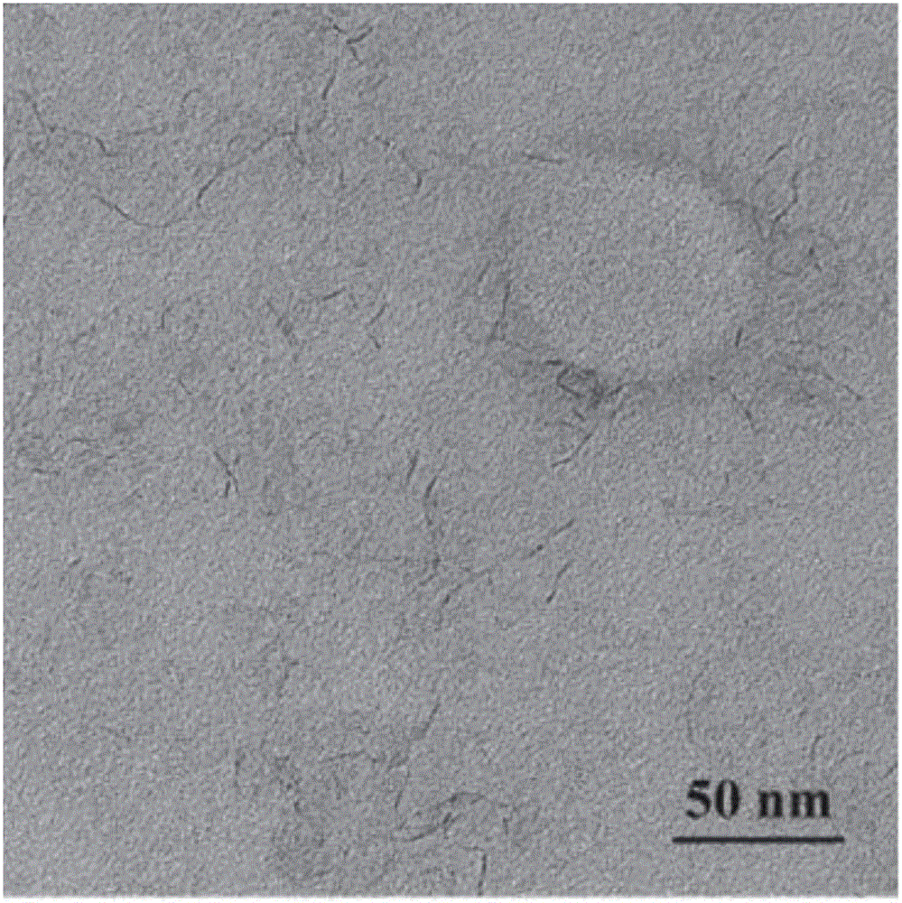 Ultra-small MoS2 nanosheet as well as preparation method and application thereof