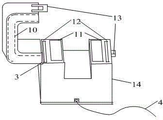 A wireless detection method and device for bus joint contact resistance