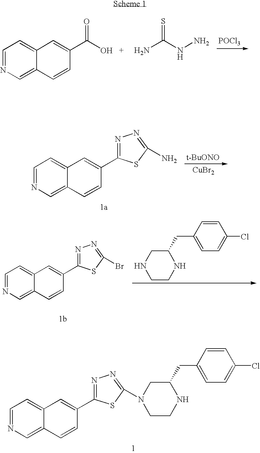Thiadiazole compounds and methods of use