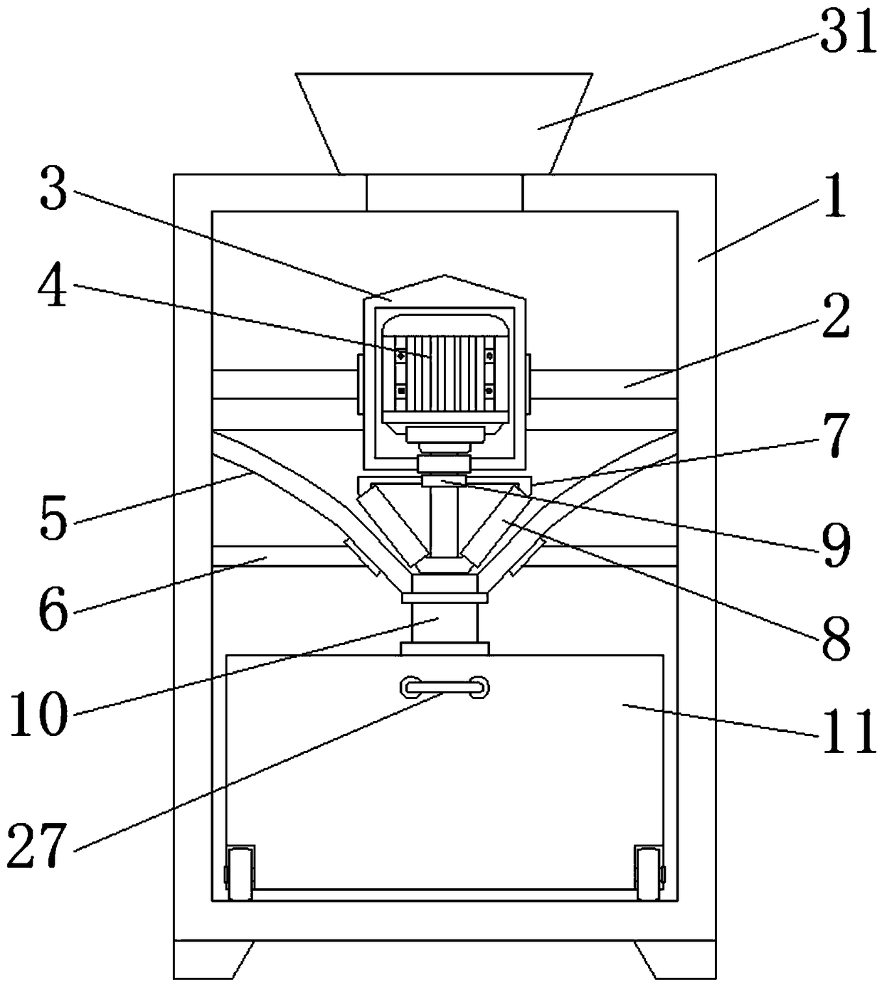 Dust-free slag breaking robot for thermal power plant