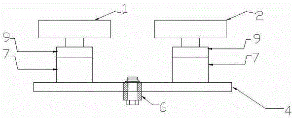 A chain-driven double flywheel linkage external AC bicycle self-generating device