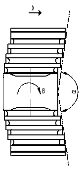 V-shaped rubber pile assembly and its stiffness design method and application