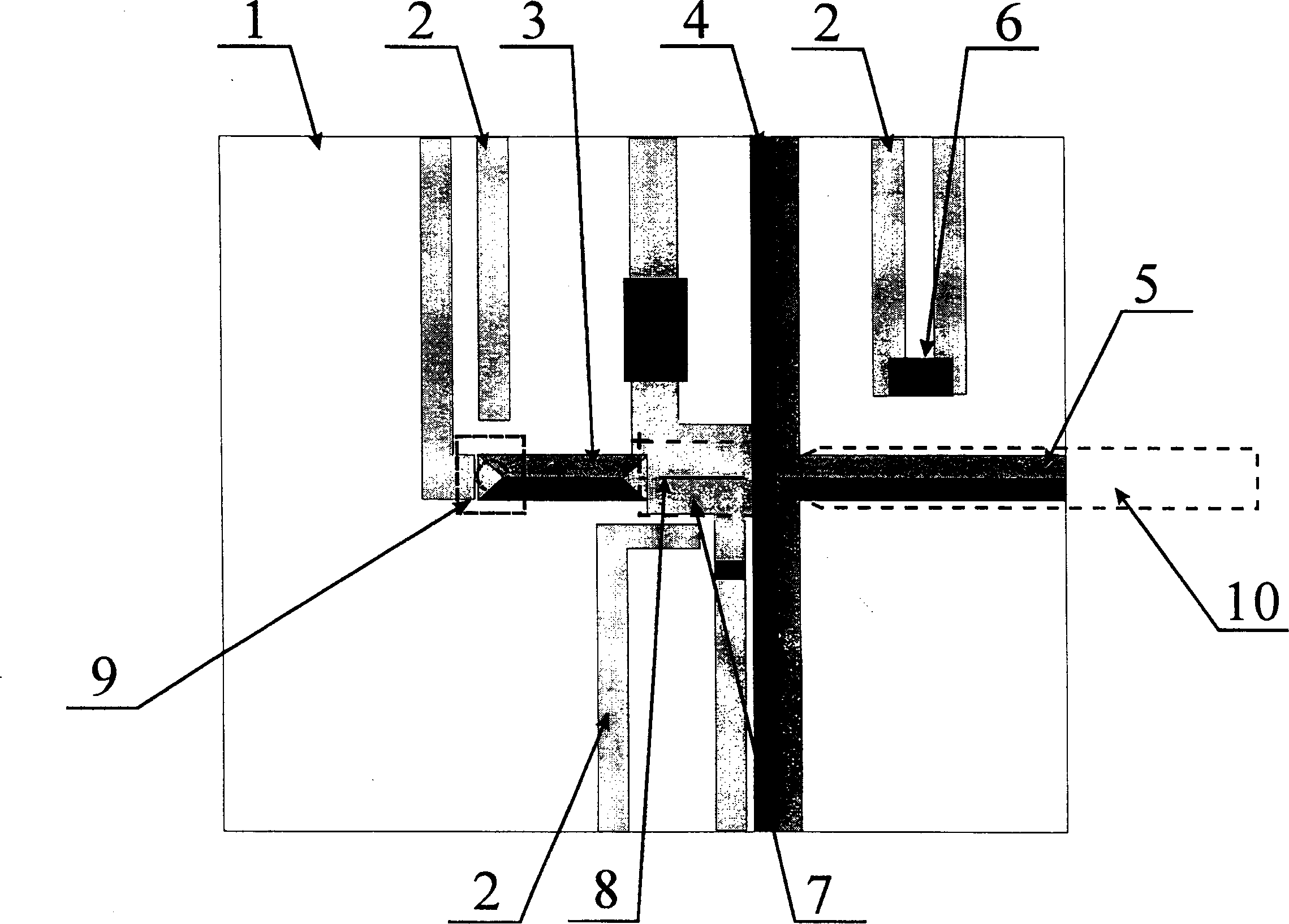 Semiconductor laser butterfly packaging device