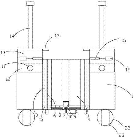 Large flange automatic stacking machine