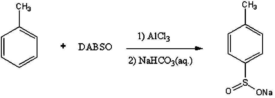 A kind of preparation method of aromatic sulfinic acid compound