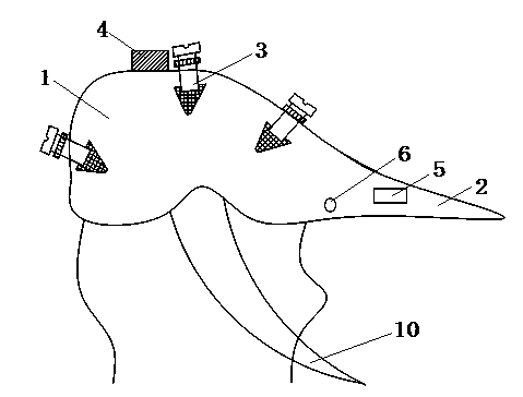 Stimulation contact capable of achieving acupuncture effect and stimulating meridian points