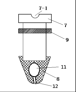 Stimulation contact capable of achieving acupuncture effect and stimulating meridian points