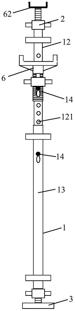Formwork support system and construction method of cast-in-place concrete beam-slab structure