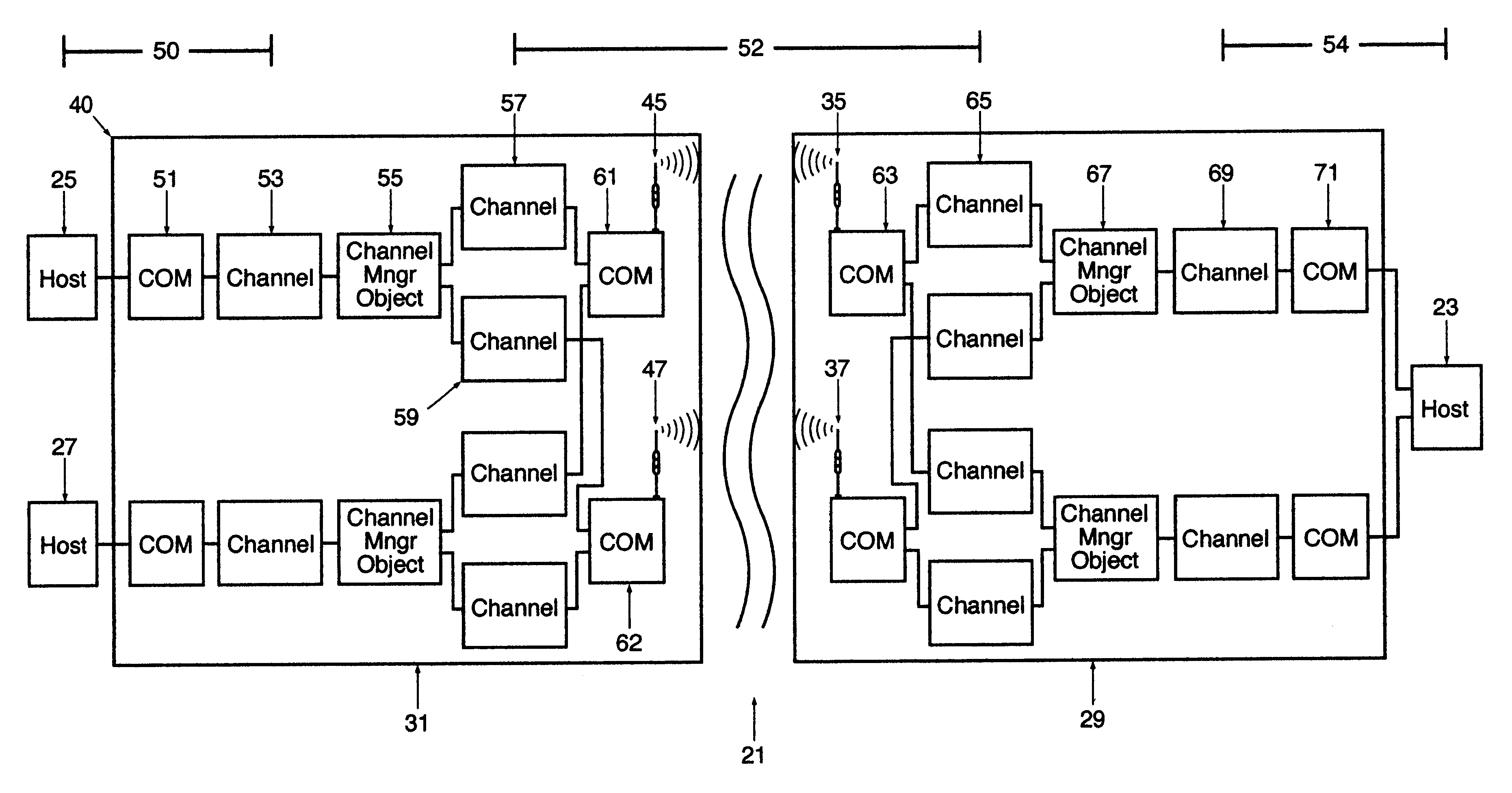 Method and apparatus for transportation of data over a managed wireless network using unique communication protocol