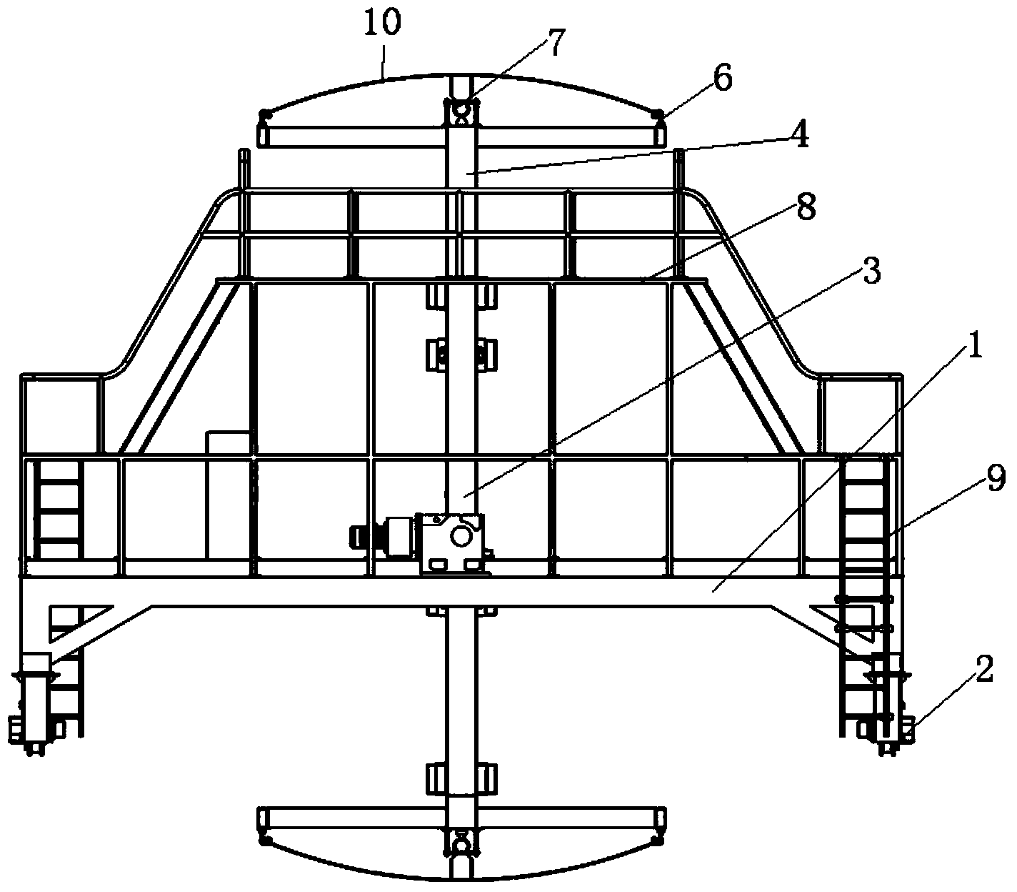 Metro circular-arc-shaped section reinforcing construction apparatus