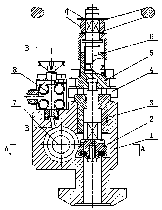 High-pressure ship side valve