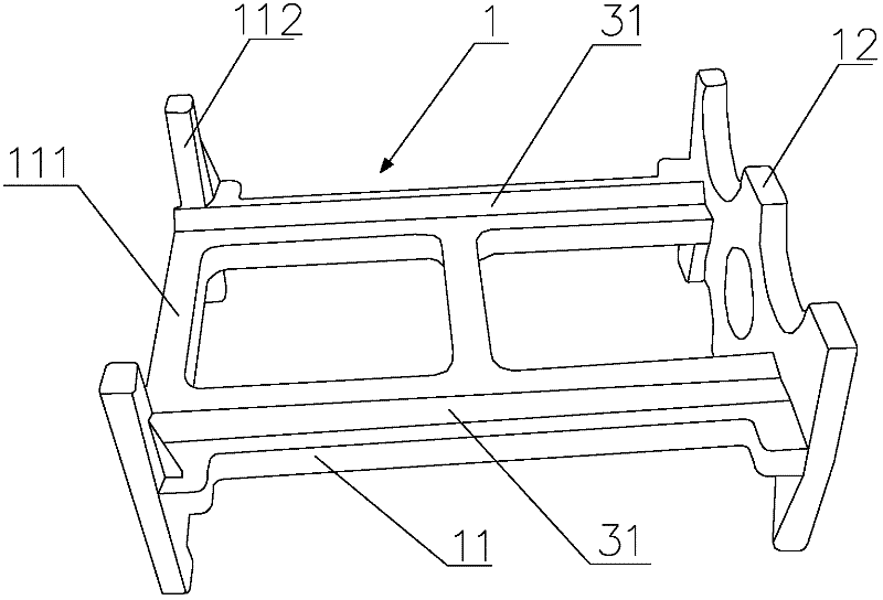 A guide rail device for plastic pipe welding