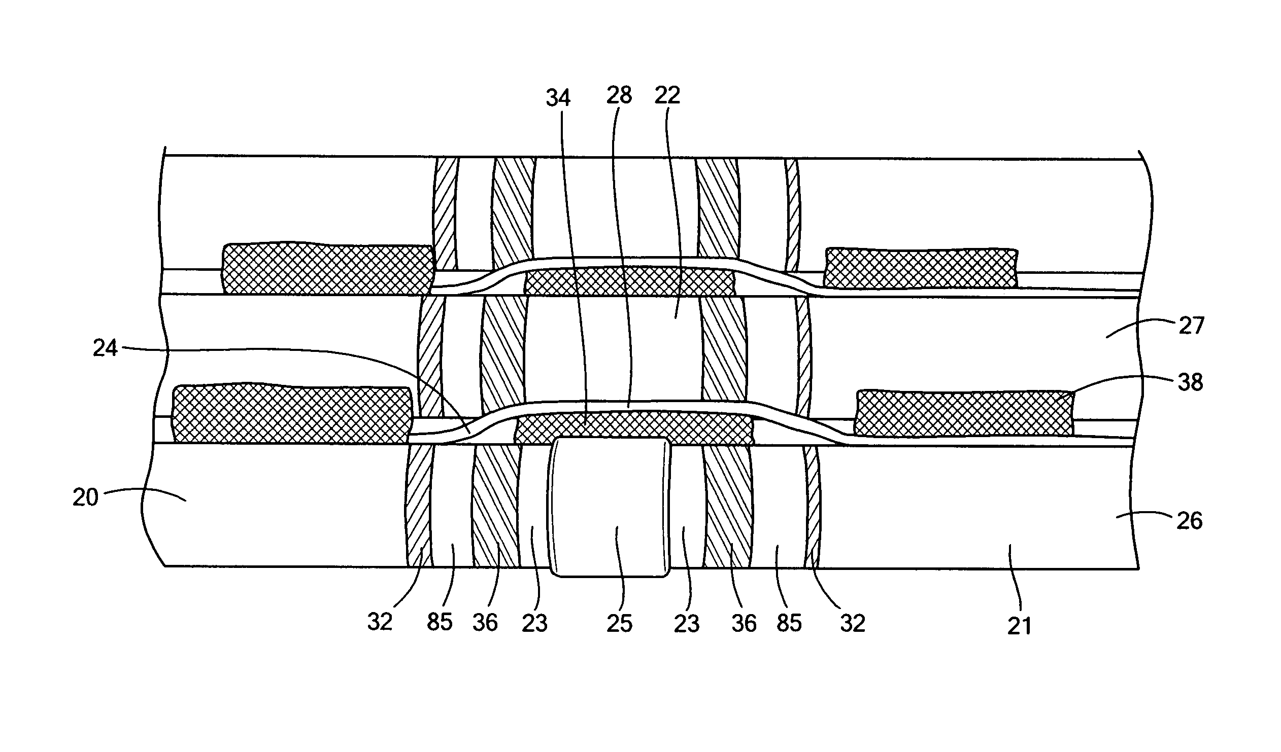Interconnection of bundled solid oxide fuel cells