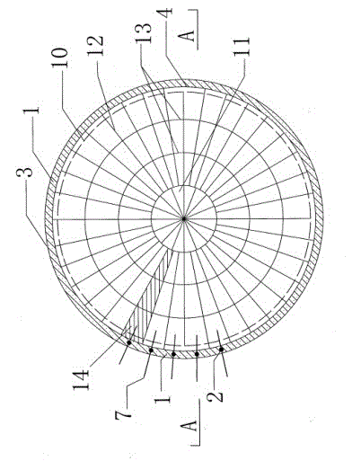 Sliding form system and its construction method for large-diameter cylindrical structures