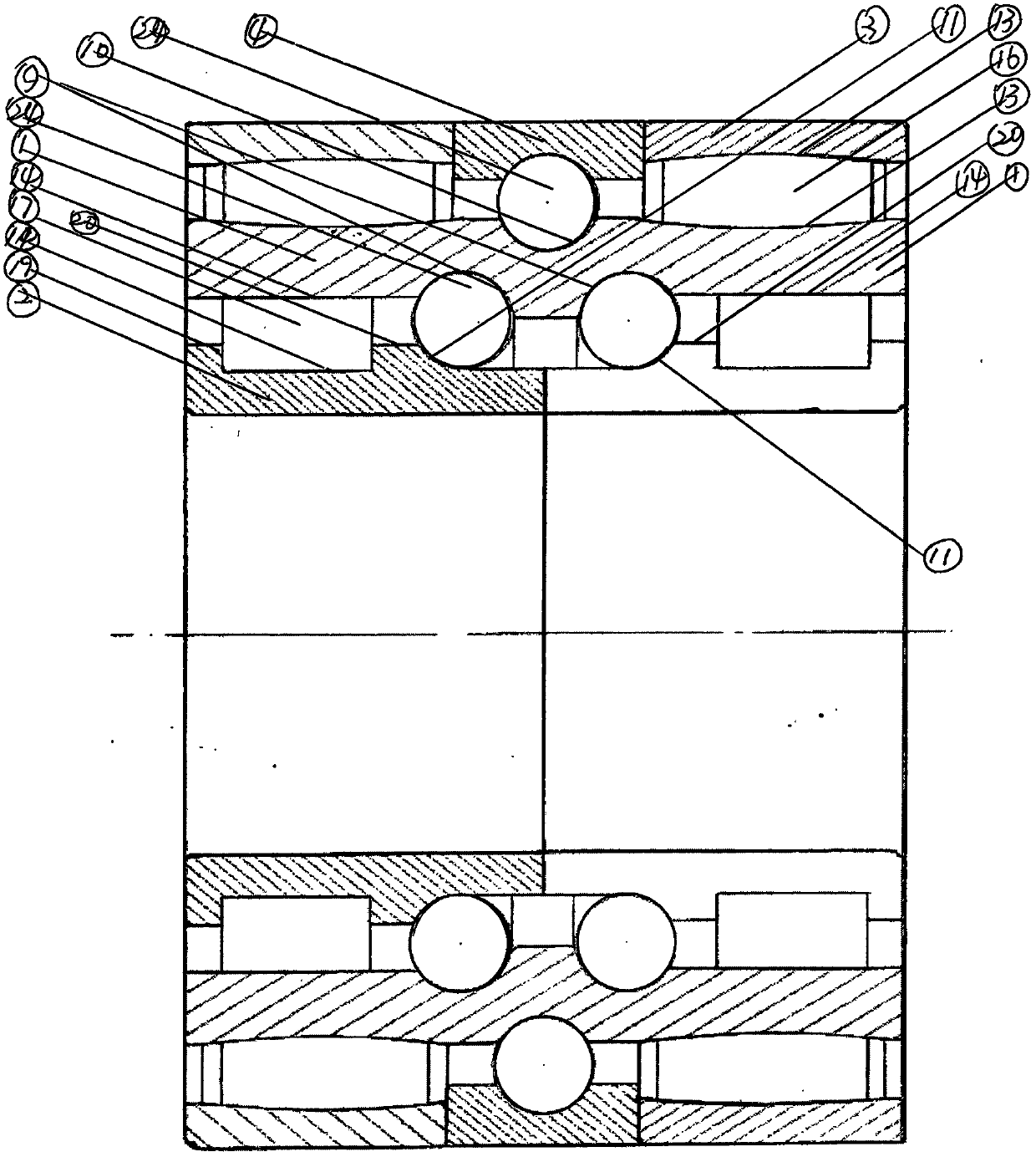 Novel high-speed rail axle power bearing