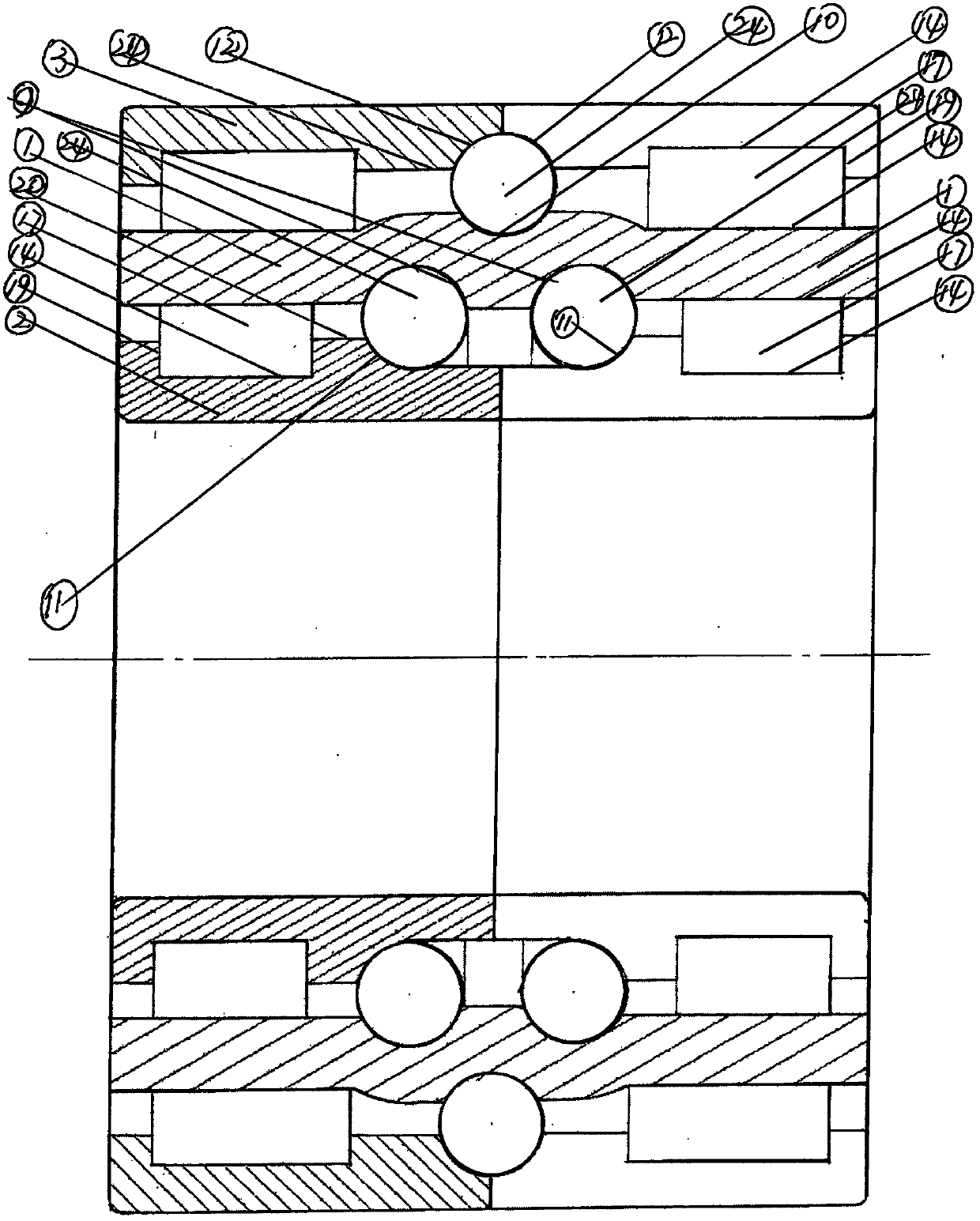 Novel high-speed rail axle power bearing