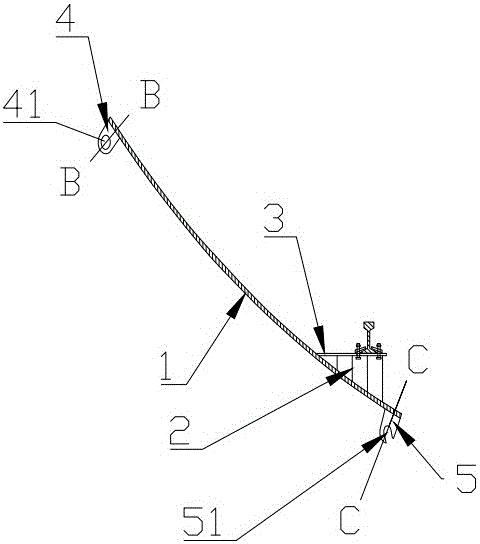 Construction method of separate sleepers and sleepers for the follow-up trolley and battery car system of the portable shield machine