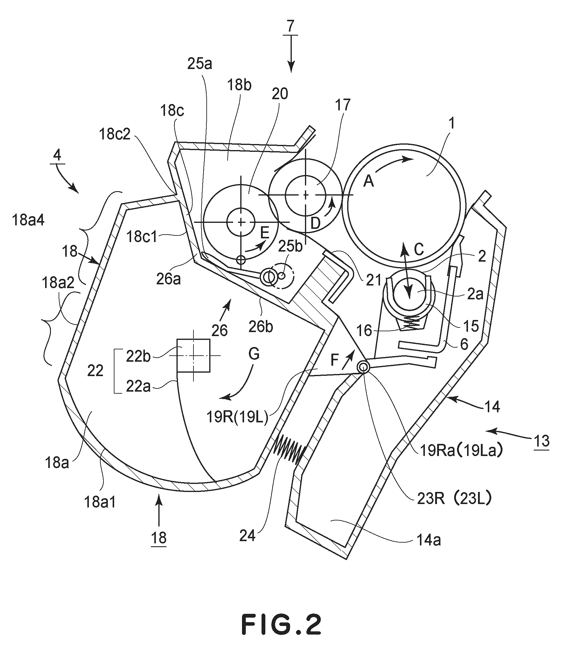 Developer container, developing apparatus and process cartridge
