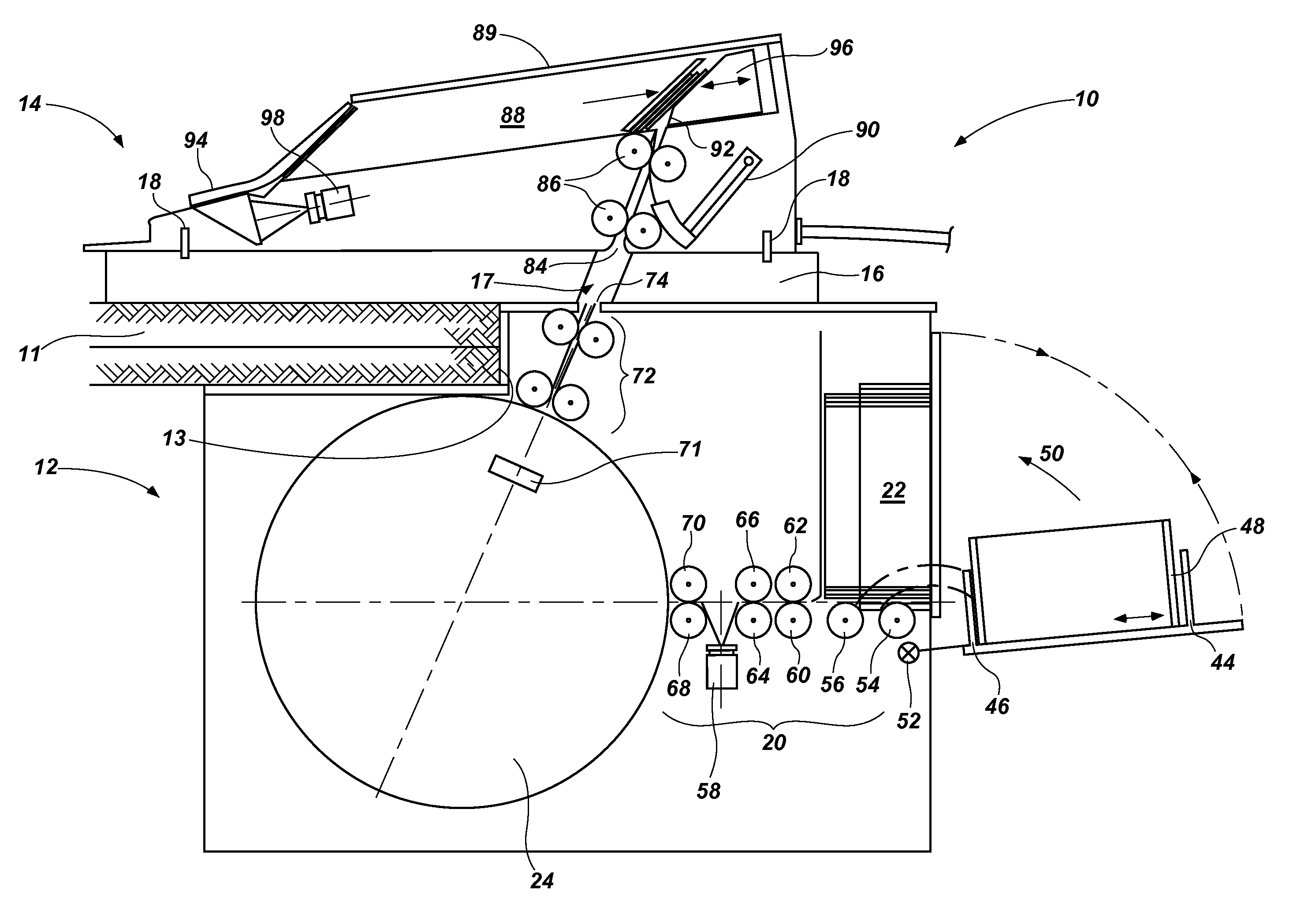 Card handling systems, devices for use in card handling systems and related methods