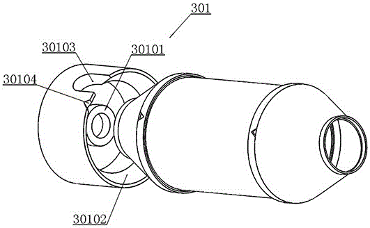 A double-gun girth welding device for cylinder body and end cap