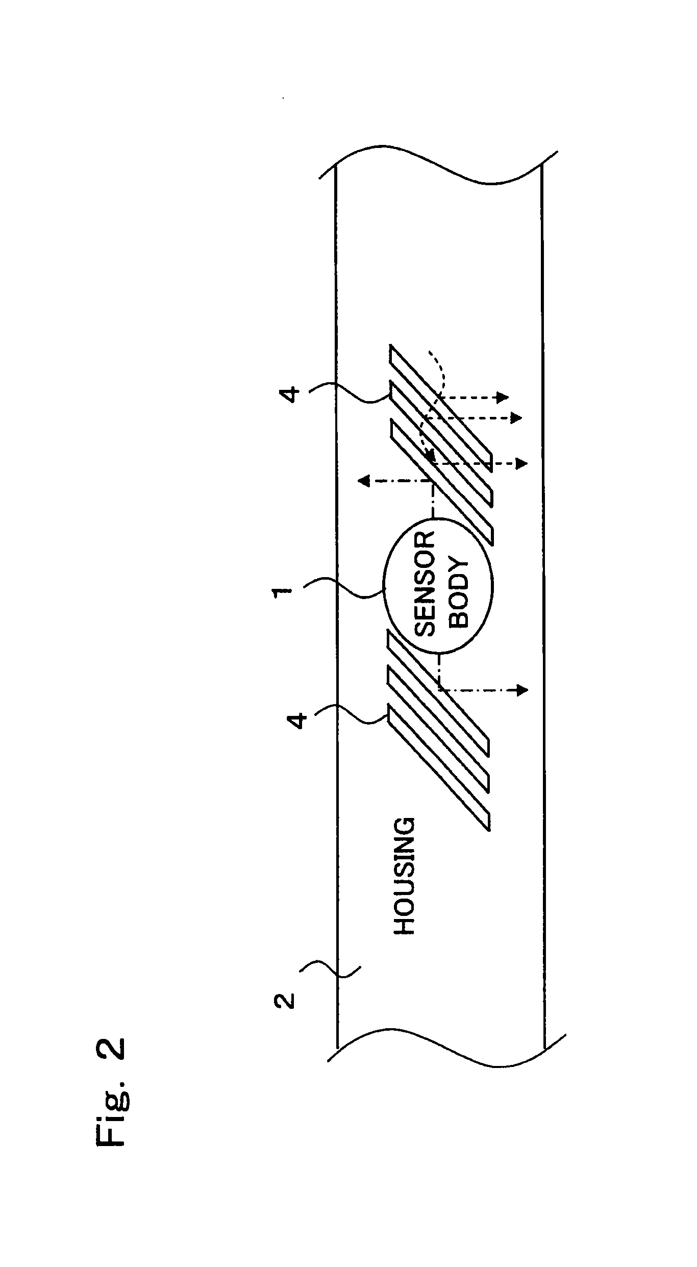 Airborne ultrasonic sensor