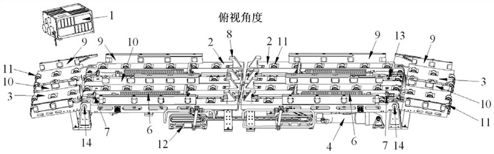 Container unit loading and unloading system for unmanned helicopter and throwing method