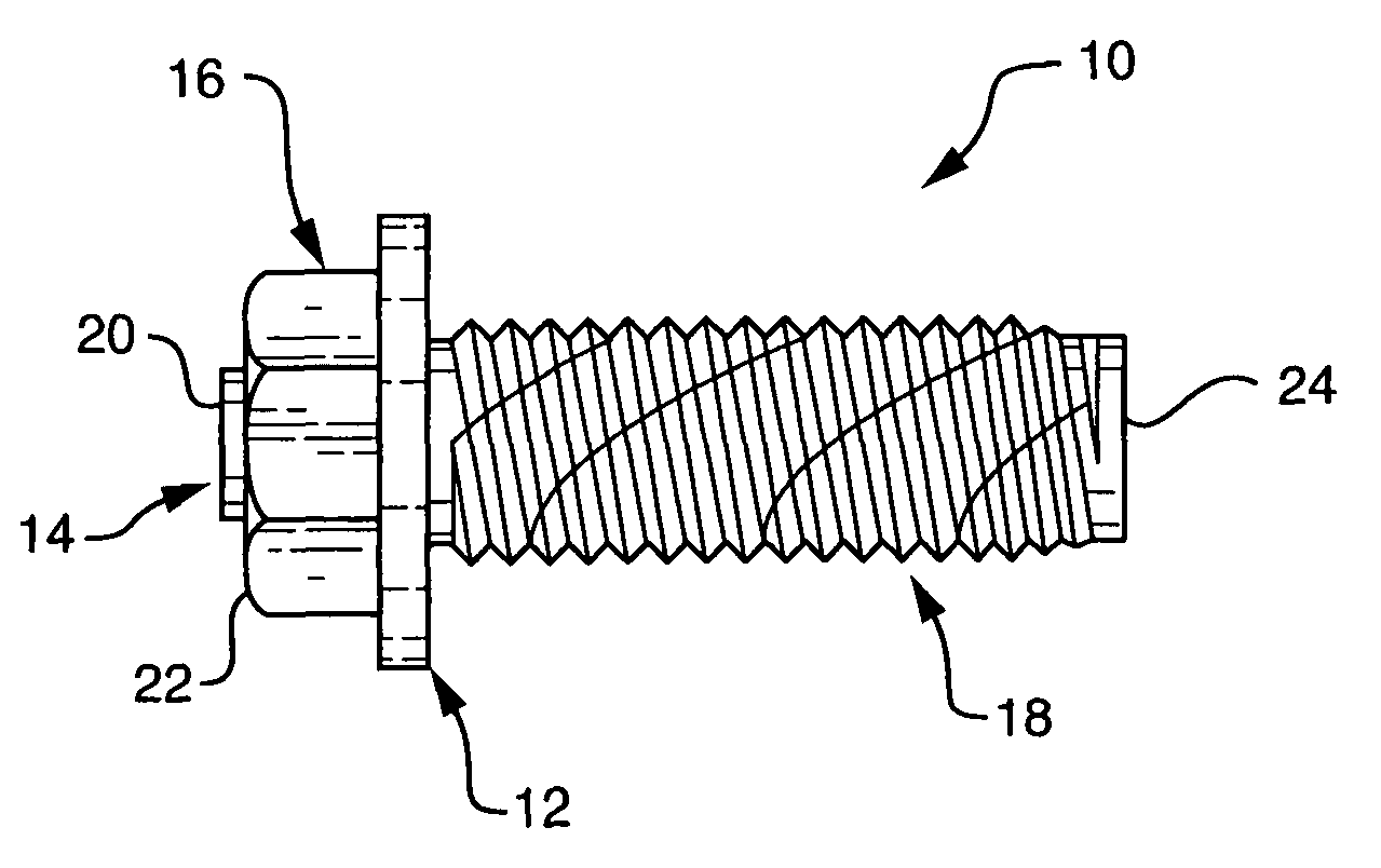 Thread forming fasteners for ultrasonic load measurement and control