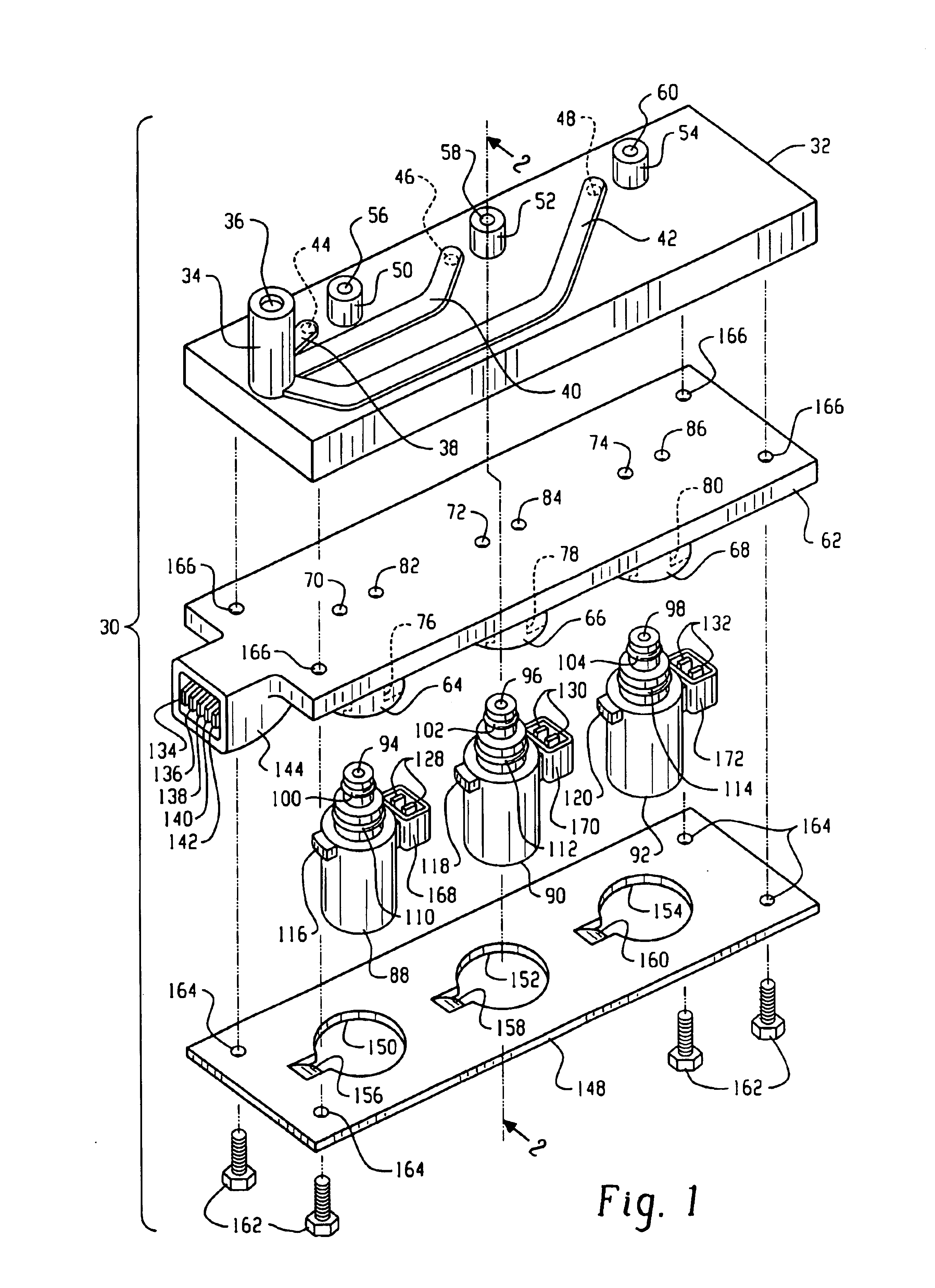 Electro-hydraulic manifold assembly and method of making same