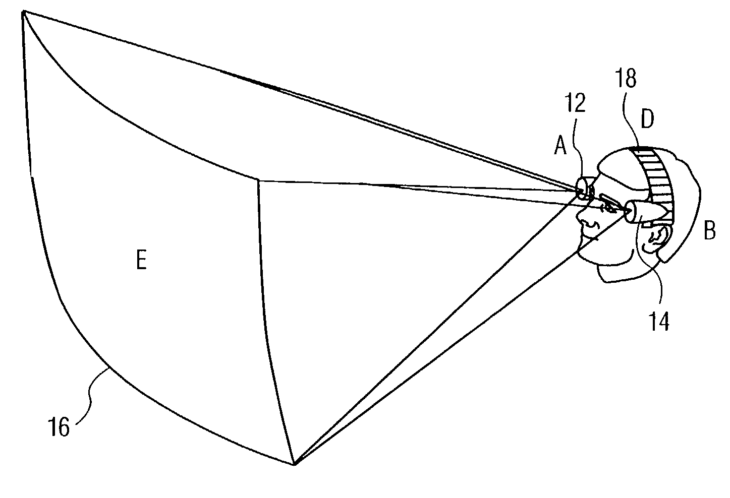 Head-mounted projection display system