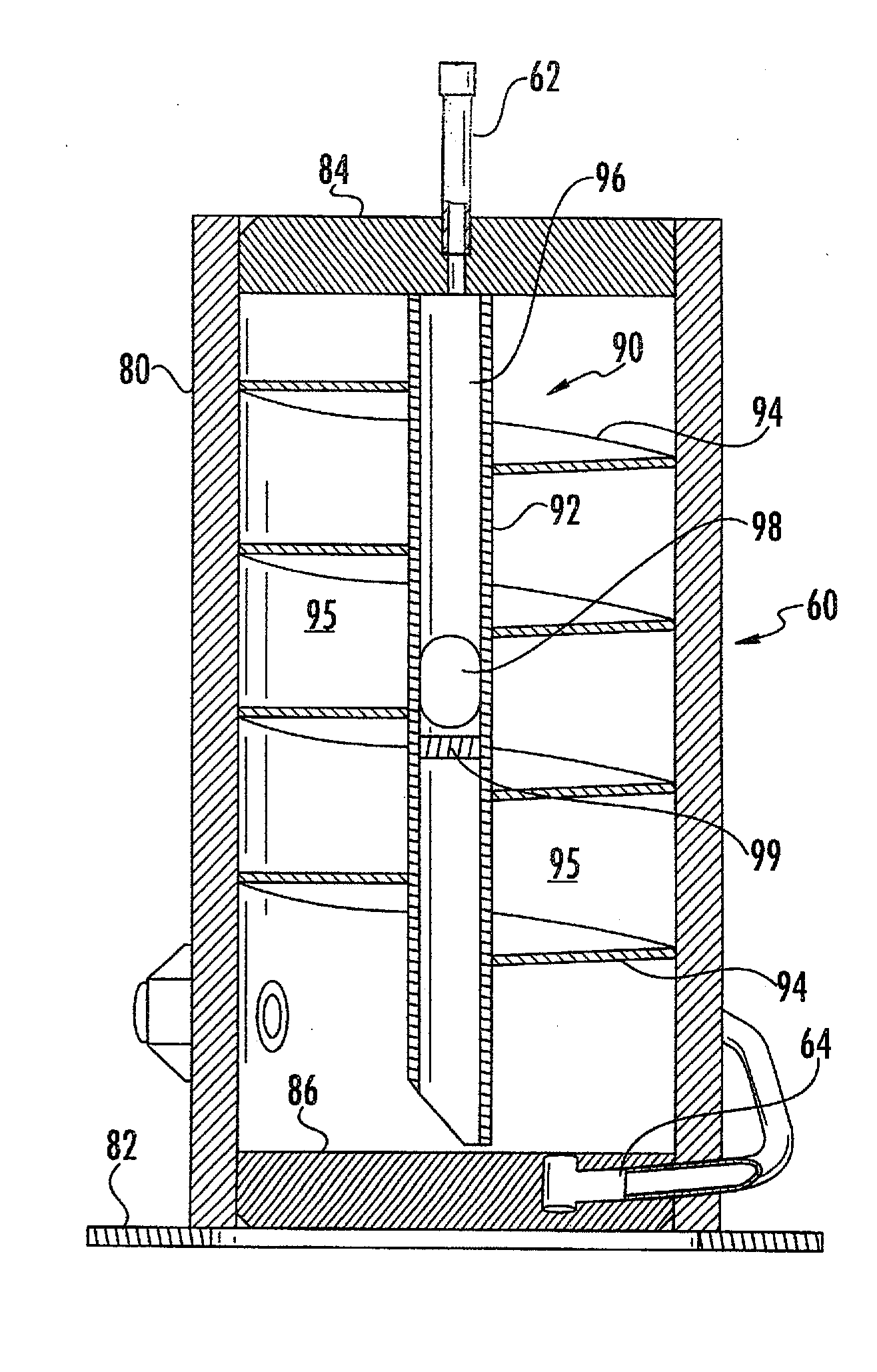 Liquid Vapor Phase Separation Apparatus