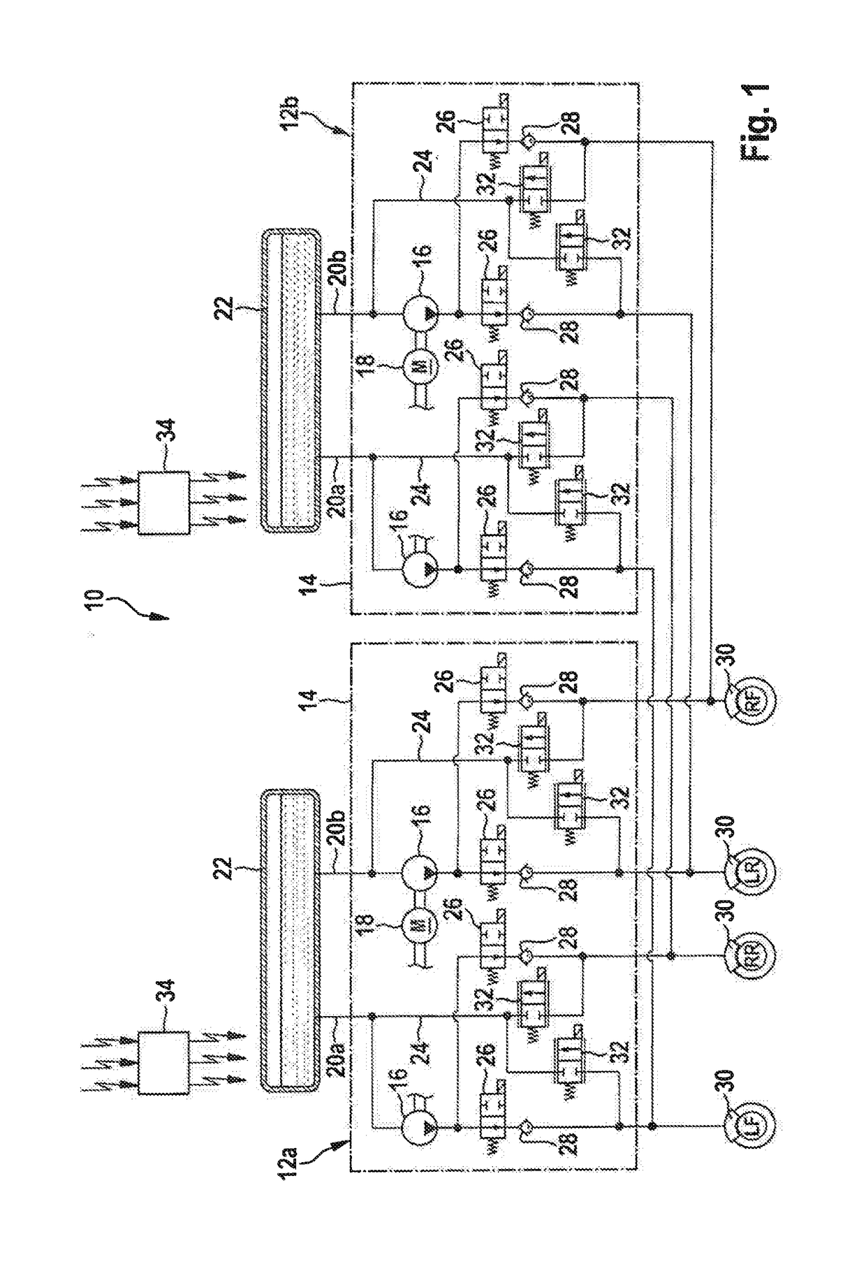 Electronically pressure-controllable braking system and methods for controlling an electronically pressure-controllable braking system