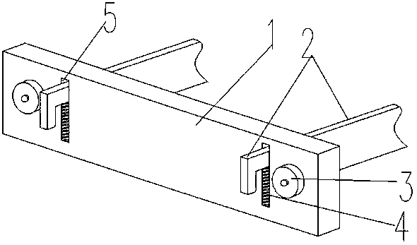 A scissor lift walking support mechanism