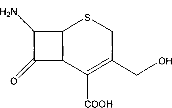 7-amido-3-hydroxyl methyl-3-cephalosporin-4-carboxylic acid crystal and preparing method thereof