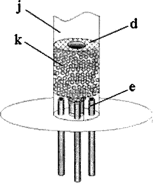 Catalyst loading component and loading method thereof