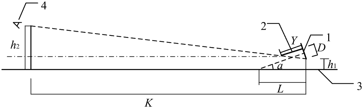 Reflection-free light intercepting method for eliminating dazzling of low-lamp position street lamp and lamp