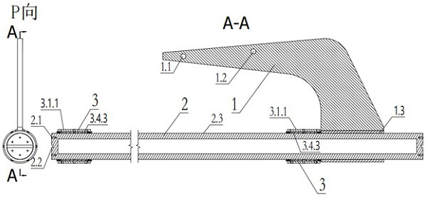 Hoisting, positioning and lubricating structure of reciprocating pump high-precision rack hole machining boring rod