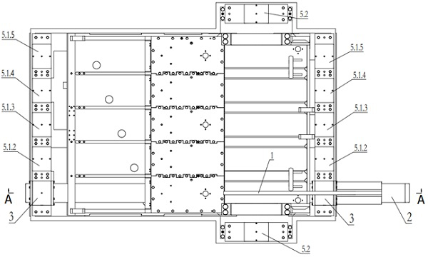 Hoisting, positioning and lubricating structure of reciprocating pump high-precision rack hole machining boring rod