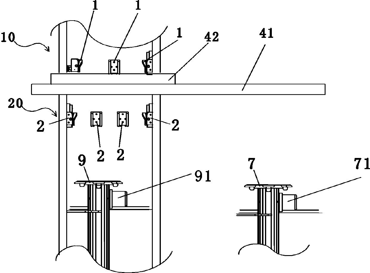 Automatic stacking equipment for metal drums without stopping the machine
