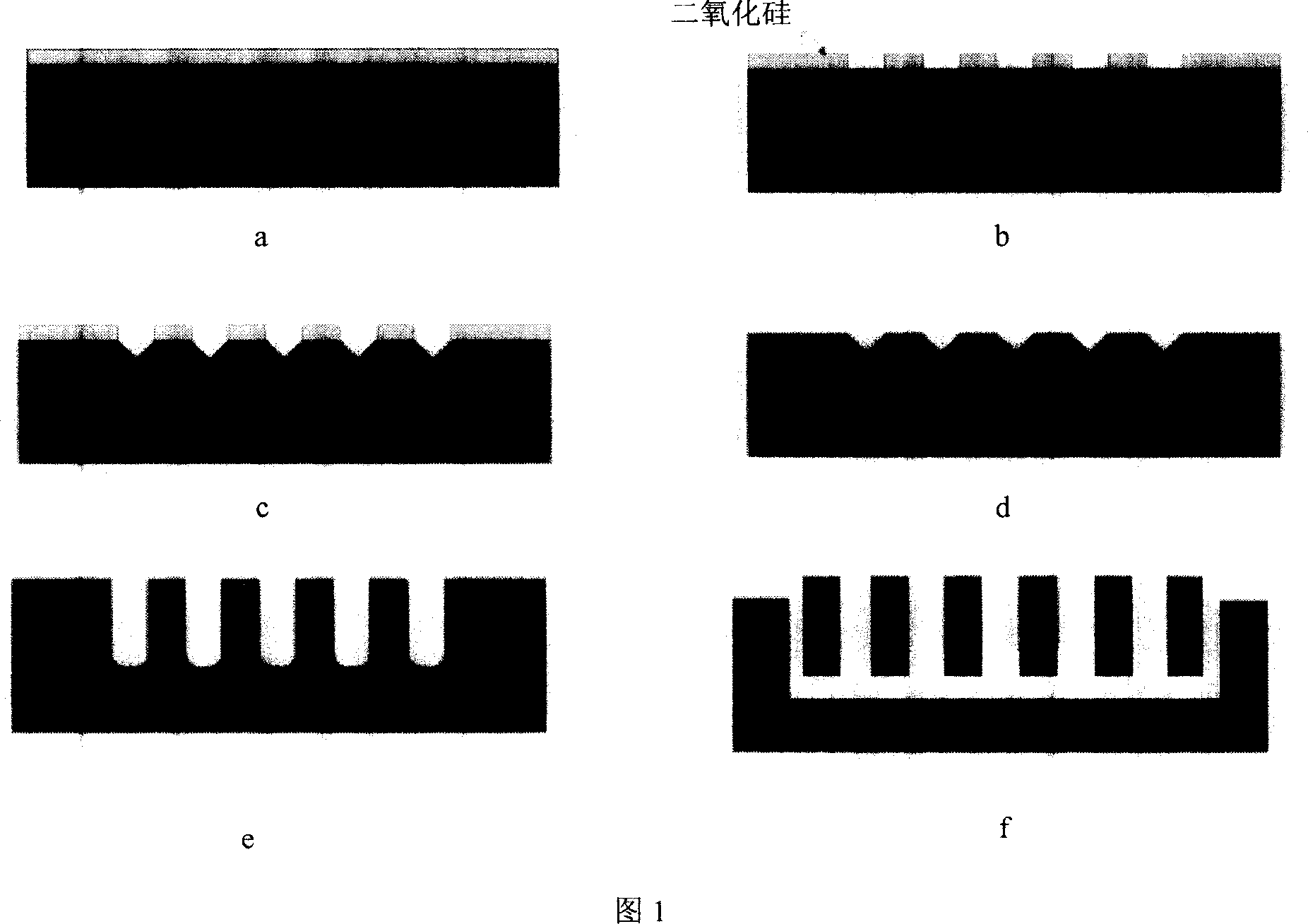 Self-separation manufacturing method for silicon micro-channel structure