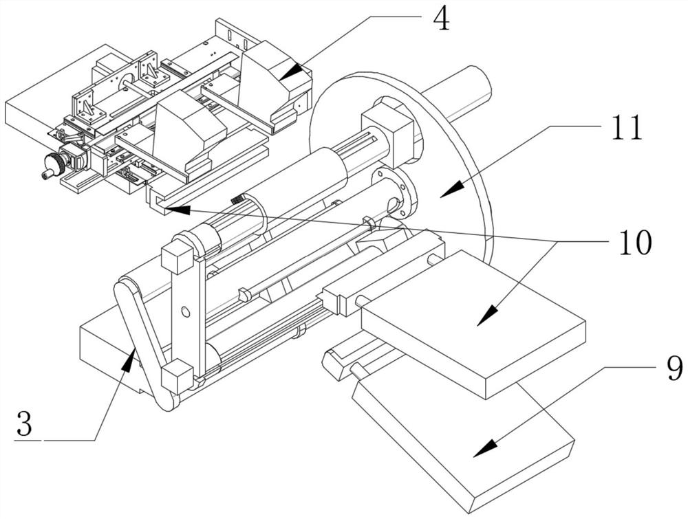 Winding machine equipment adopting 3D (three-dimensional) line scanning camera and tab folding detection method