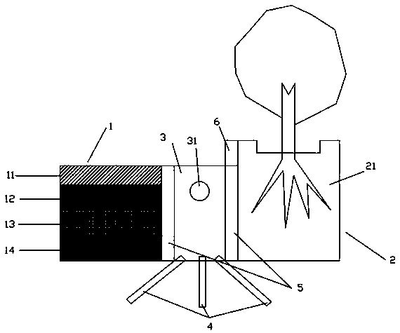 Permeable pavement bioretention device